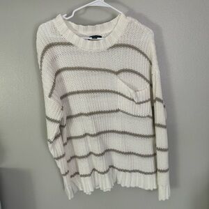 American Eagle Oversized Striped Sweater